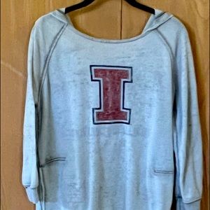 Hooded lightweight top